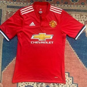 PLAYER VERSION GENUINE Manchester United Jersey 2017/18 Large